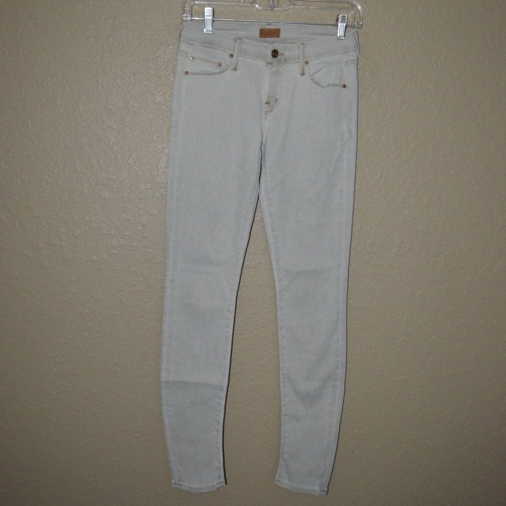 $238 Sz 25 MOTHER The Looker POP! Driftwood Skinny Jeans